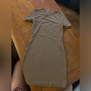 Tan short dress